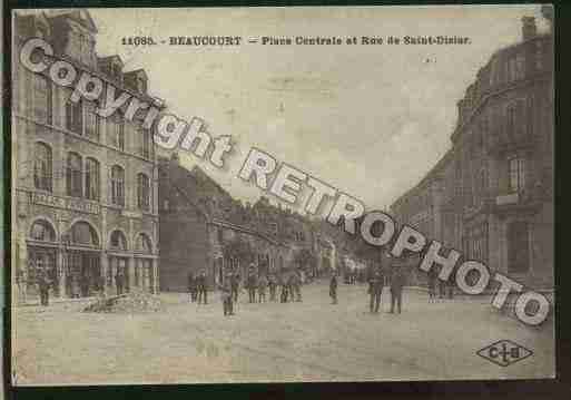 Ville de BEAUCOURT Carte postale ancienne Ville de BEAUCOURT Carte postale ancienne